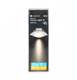 Aigostar faretti LED E6 incasso orientabili 3 pz 5W 3000K luce calda