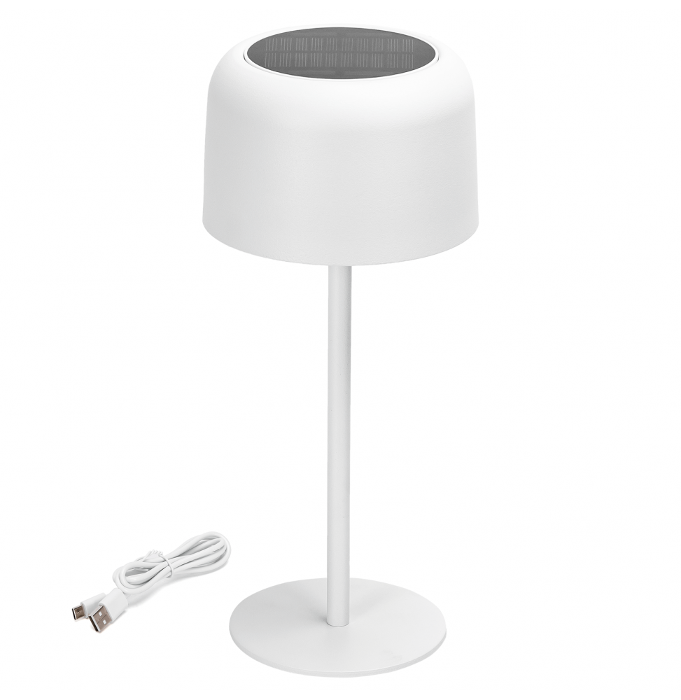 Aigostar Lampada Scrivania LED Solare Touch Dimmer 3W 3000K IP54 Bianca
