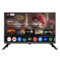Graetz Tv Smart LED Google 24" Pollici HD GR24G1300 DAZN NETFLIX Camper 12V