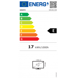 Graetz Tv Smart LED Google 24" Pollici HD GR24G1300 DAZN NETFLIX Camper 12V
