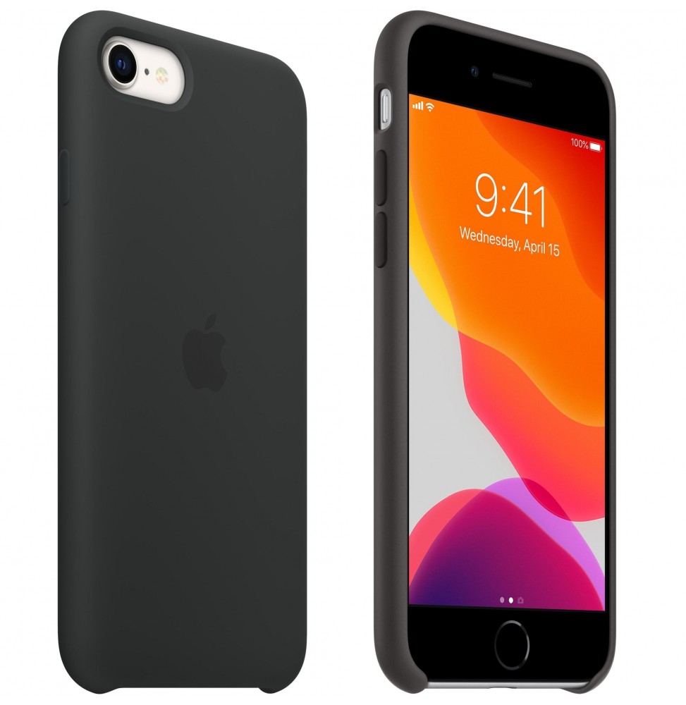 Apple Custodia originale in silicone per iPhone SE / 7 / 8 – Midnight MN6E3ZM/A