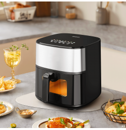 Aigostar Friggitrice ad Aria 8L 2000W Senza Olio Cottura Rapida Timer 60 Min