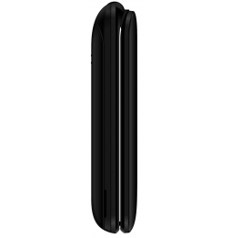 Saiet SCUDO TRE+ Cellulare per Anziani con Tasto SOS e Audio Amplificato Nero
