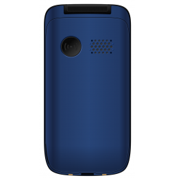 Saiet SCUDO TRE+ Cellulare per Anziani con Tasto SOS e Audio Amplificato Blu