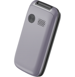 Saiet SCUDO TRE – Cellulare con Sportellino per Anziani, Tasti Grandi, SOS e Audio Potenziato Grigio