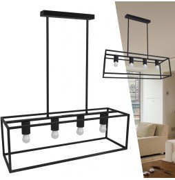 Aigostar Lampadario A Sospensione 4 Luci E27...