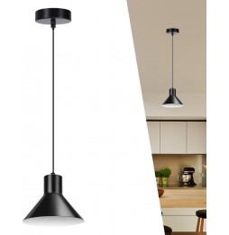 Aigostar Lampadario A Sospensione Nero/bianco...