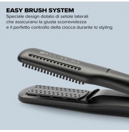Imetec Bellissima AirSleek Piastra Aria 2 in 1 Asciuga e Liscia Ceramica Cheratina