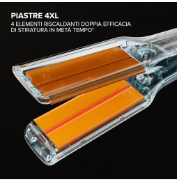 Imetec Bellissima Absolute Piastra per capelli professionale 4XL Infrarossi ceramica e cheratina