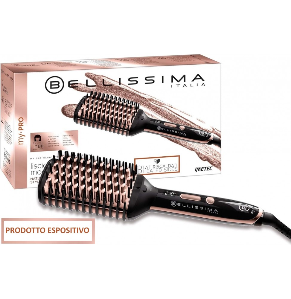 Imetec Bellissima My Pro Magic Straight Brush PB11-100 Spazzola Ceramica e Ioni