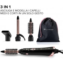 Imetec Bellissima Ceramic Air 11886 Modellatore Aria Calda 3in1 800Watt Ceramica