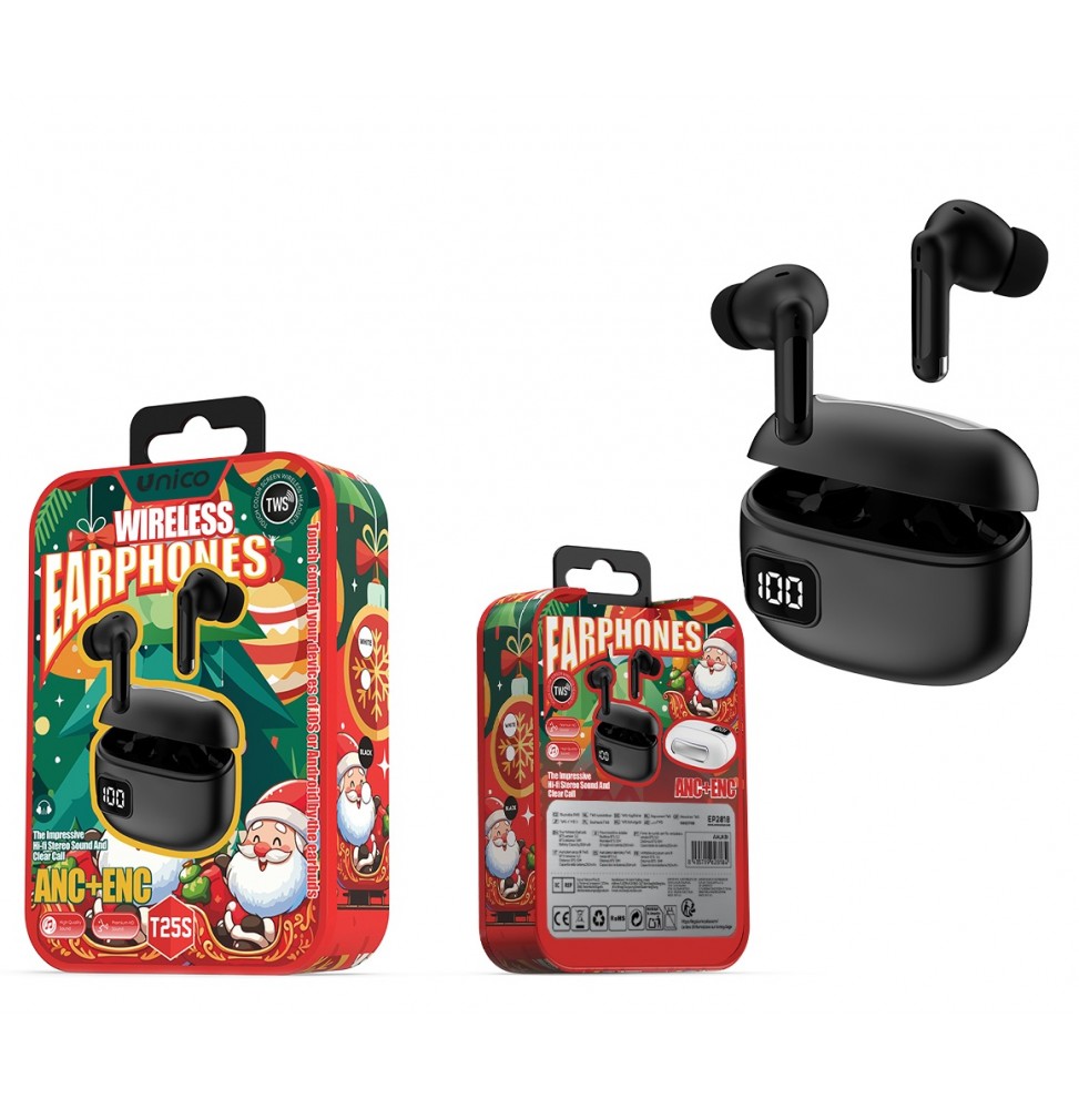 Unico EP2818 Cuffie Auricolari Wireless Bluetooth® 5.3 Sport Iphone Xiaomi Samsung