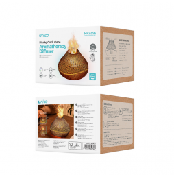 Unico Umidificatore Diffusore aromaterapia Flame Crack 160ml USB-c 7 colori