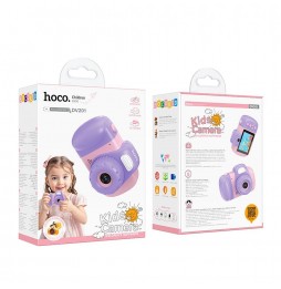 Hoco DV201 Fotocamera Bambini Rosa Full HD 32MP Display IPS 2.4 Pollici