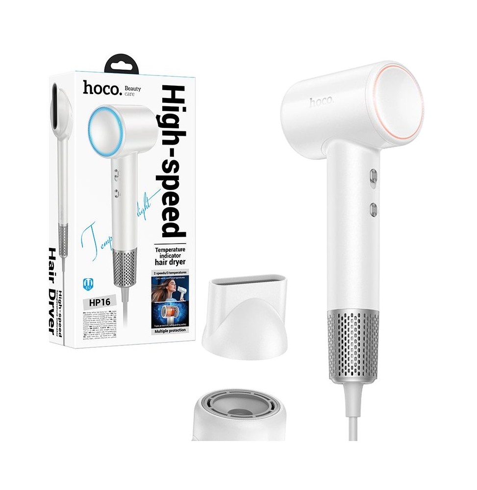 Hoco HP16 Asciugacapelli Professionale Motore Digitale 1650 Watt Garanza Ita