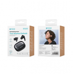 Unico EP2255 Cuffie Auricolari Wireless Bluetooth® 5.3 Sport Iphone Xiaomi Samsung