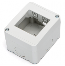 Aigostar cassetta elettrica portafrutti a 2 vie da superficie compatibile Serie BTicino Matix