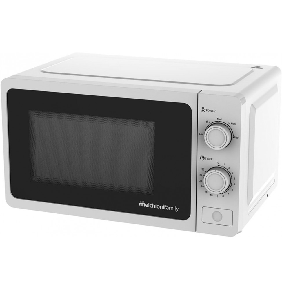 Melchioni Microonde Onda 20 Litri con Grill 800W Timer 35 min Scongelamento