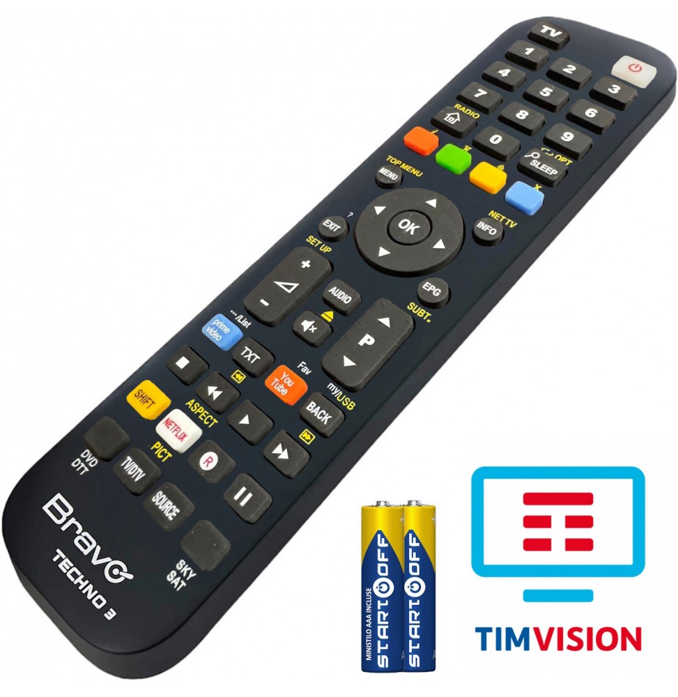 Telecomando Compatibile Timbox Cubovision Alice Scegli Modello Arriva Pronto