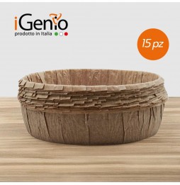 IGenio 954 Cestelli Carta Siliconata Per Friggitrice Ad Aria Ø 23 Cm 15 Pz