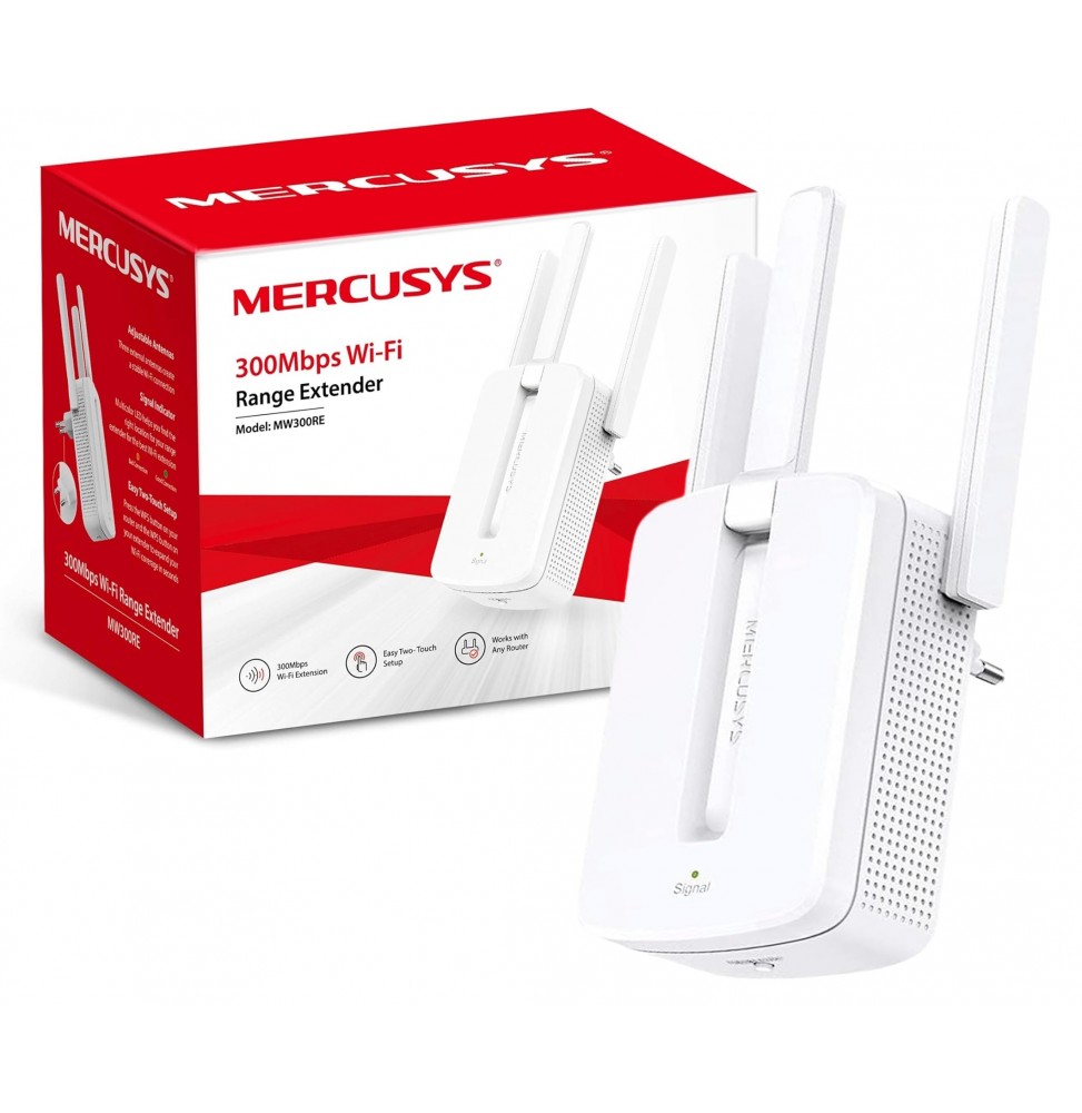 TP-Link Mercusys MW300RE Range Extender WiFi 300 Mbps MIMO WPS