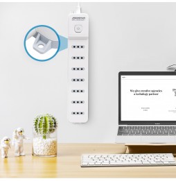 Aigostar Multipresa 7 Vie 10A con Interruttore 1.5m Max 2300W