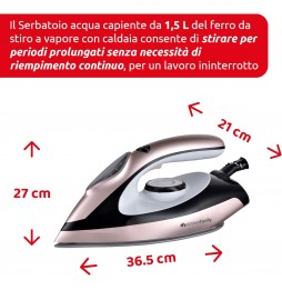 Melchioni Ferro a Carica Continua INFINITY Caldaia 1.5L 2000W