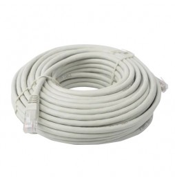 Aigostar Cavo di Rete Ethernet CAT6 20m Grigio Alta Velocità Rete PC Router