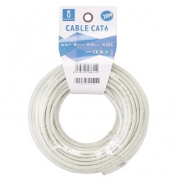 Aigostar Cavo di Rete Ethernet CAT6 20m Grigio Alta Velocità Rete PC Router
