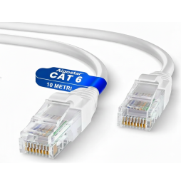 Aigostar Cavo di Rete Ethernet CAT6 10m Grigio...