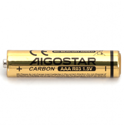 Aigostar Batterie AAA Mini Stilo Zinco Carbone 1.5V Set 36 Pezzi