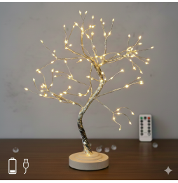 Aigostar Pianta Luminosa da Tavolo 108 LED...