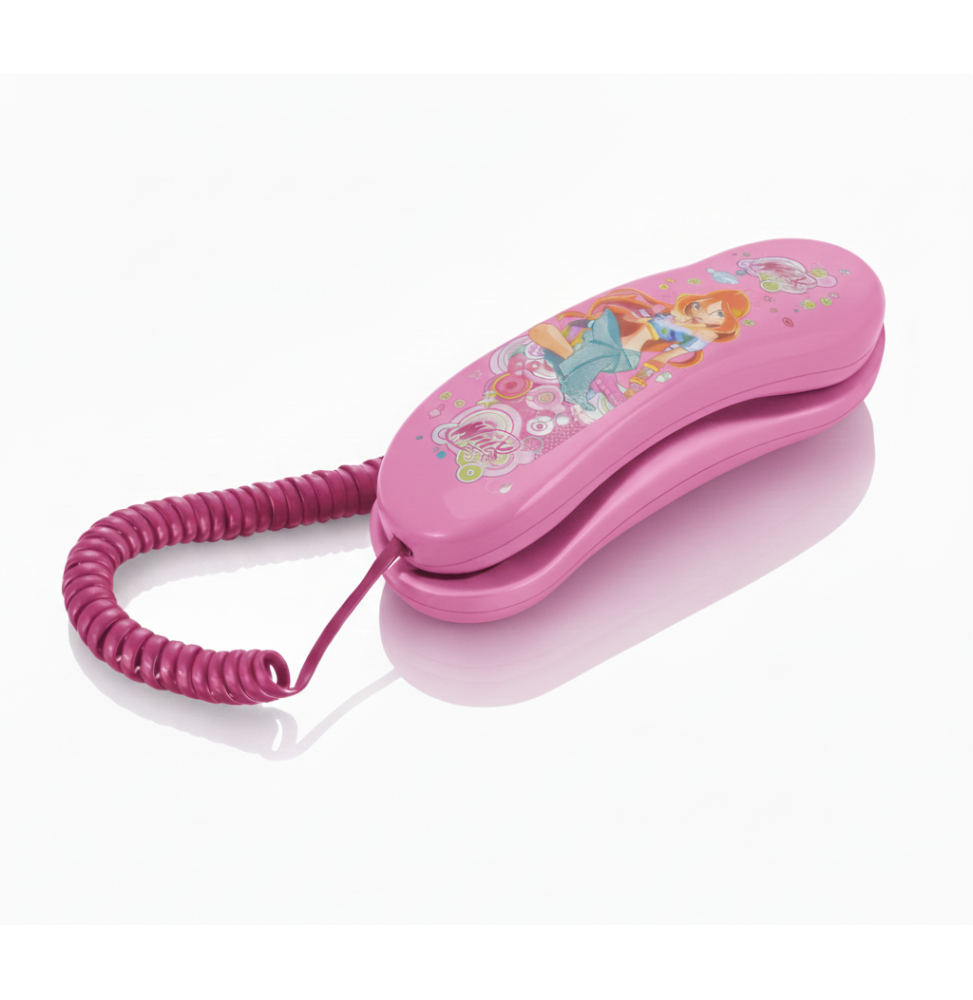 Master Telefono Fisso Winx Bloom Disney con Filo Volume Regolabile