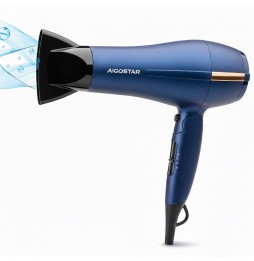 Aigostar Asciugacapelli Viaggio Emily 2200W Flusso 15m/s Lisci Mossi