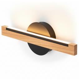 Aigostar Applique LED Design Legno Metallo 6.5W...