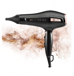 Imetec Bellissima My Pro P3 3400 Asciugacapelli con motore AC professionale, tecnologia a ioni griglia ceramica 2400W