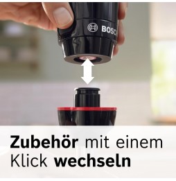 Bosch Frullatore Immersione ErgoMaster 1000W Sottovuoto Inox Nero MSM4B6V2