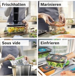 Bosch Frullatore Immersione ErgoMaster 1000W Sottovuoto Inox Nero MSM4B6V2