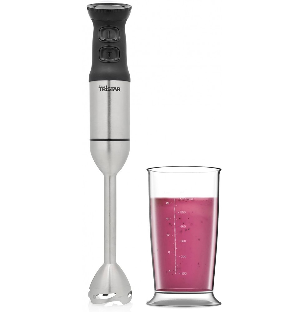 Tristar MX-4855 Frullatore a Immersione 1200W Acciaio Inox Turbo Misurino