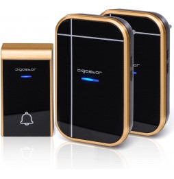 Aigostar Campanello Wireless Nero Oro 36...
