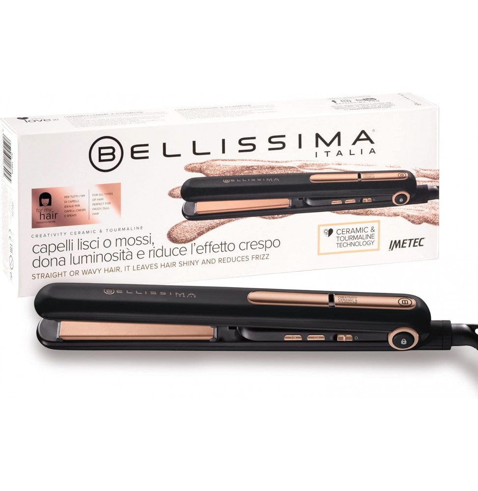 Imetec Bellissima Creativity Piastra Capelli Ceramica Tormalina 150-230C 2,5 Mt