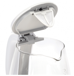 Aigostar Bollitore Elettrico in Vetro Borosilicato 1.7L 2200W Bianco Luce LED