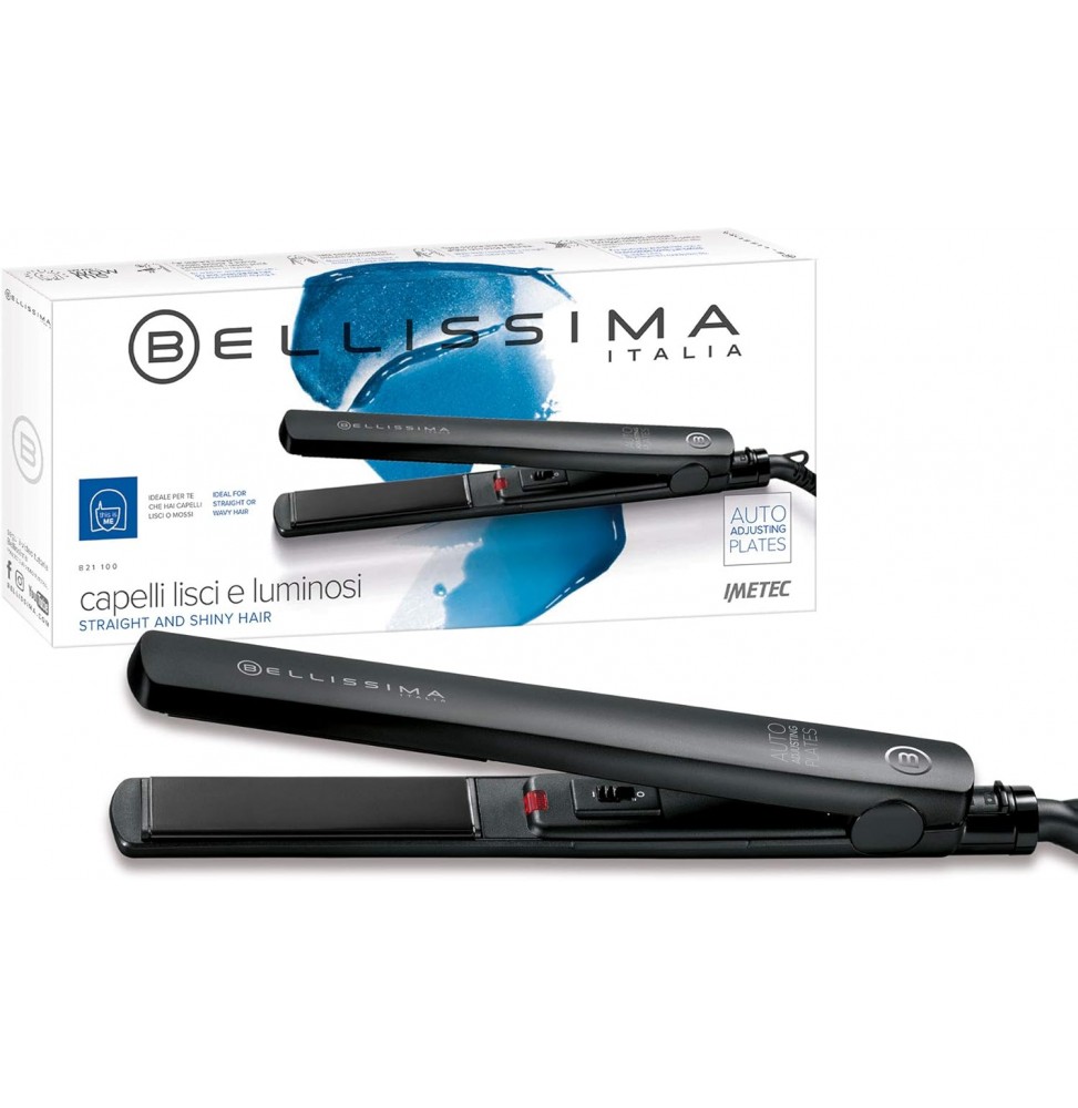 Imetec Bellissima Piastra per Capelli B21 100 Ceramica Piastre Oscillanti 210°C