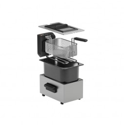 Tristar FR-9338 Friggitrice Olio 3L Acciaio Inox 2000W Zona Fredda Professionale