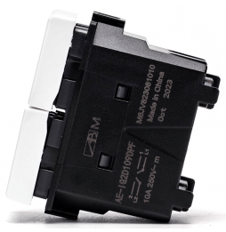 Aigostar Pulsante Tapparella Bianco Tipo Italiano Compatibile BTicino Matix