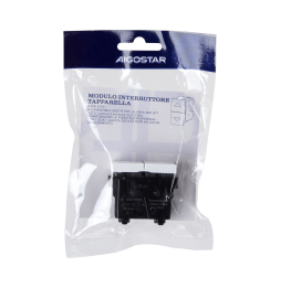 Aigostar Pulsante Tapparella Bianco Tipo Italiano Compatibile BTicino Matix