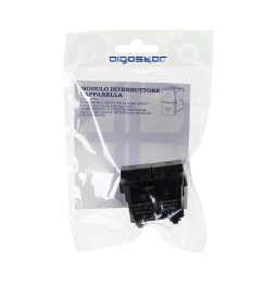 Aigostar Pulsante Tapparella Nero Tipo Italiano Compatibile BTicino Matix
