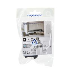 Aigostar Pulsante Tapparella Nero Tipo Italiano Compatibile BTicino Matix