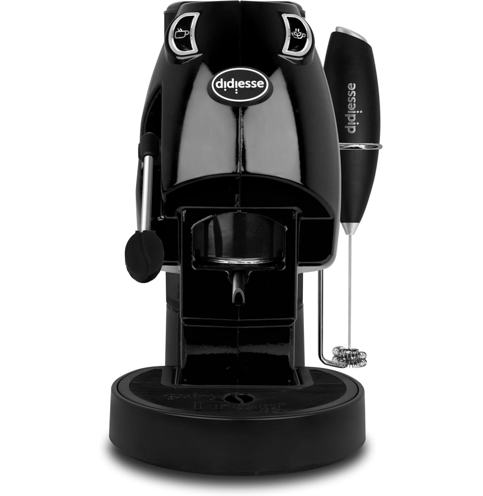Didiesse Baby Frog Coffee & Tea Macchina Cialde ESE Frullino Acqua Calda Nero