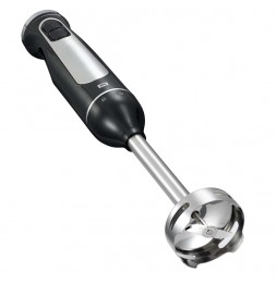 Melissa Set Frullatore Immersione 600W 3in1 Tritatutto Frusta Misurino Inox Nero